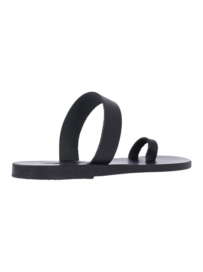 Ancient Greek Sandals "Thalia" Sandals – Black
