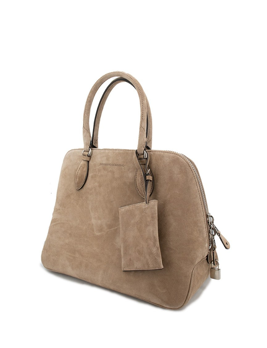 Ermanno Scervino Calfskin Handbag With Detachable Shoulder Strap