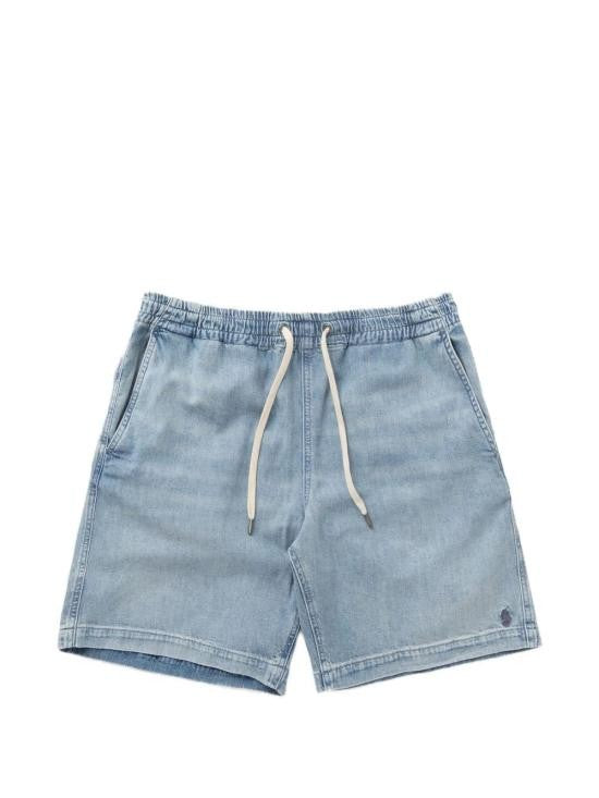 Polo Ralph Lauren Light Wash Denim Shorts With Elastic Waistband