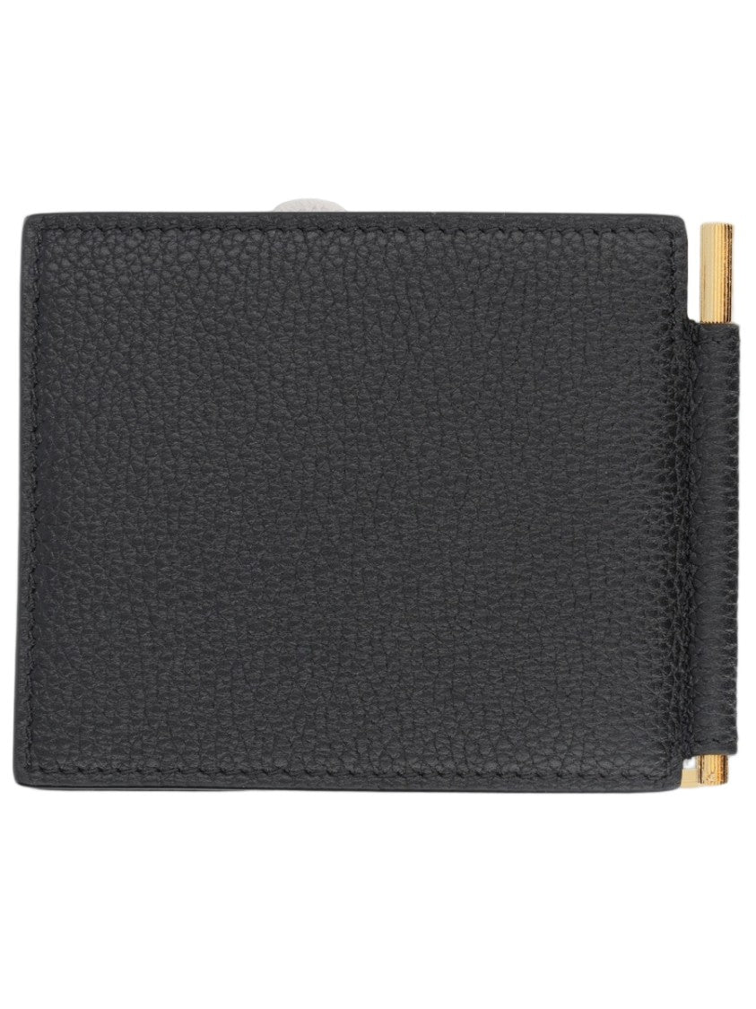 Tom Ford Textured Calf Leather Bi-Fold Wallet