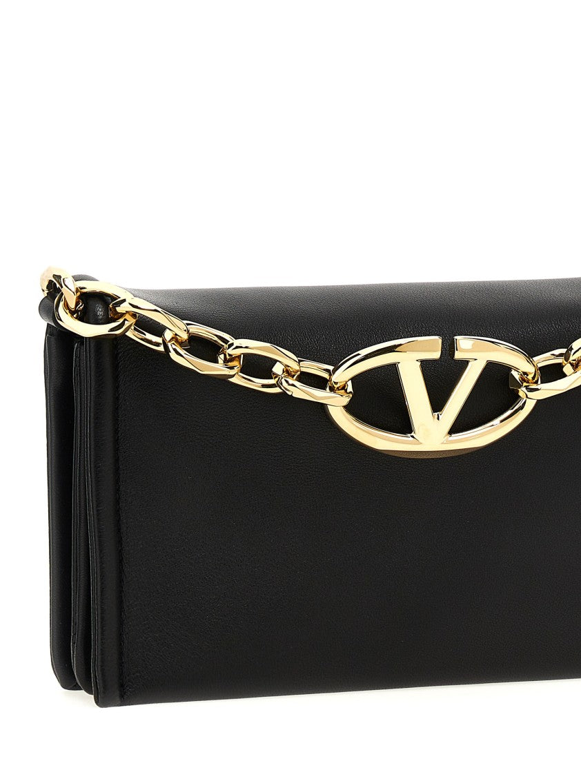 Valentino Garavani 'Vlogo Chain' Clutch Bag