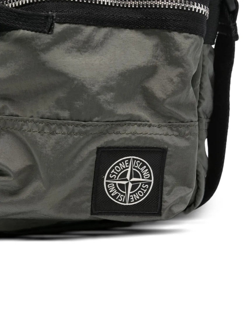 Stone Island Zip-Fastening Messenger Bag