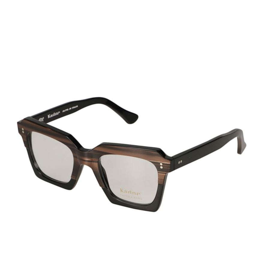 Kador Kallima Geometric Square Frame Sunglasses With Layered Design