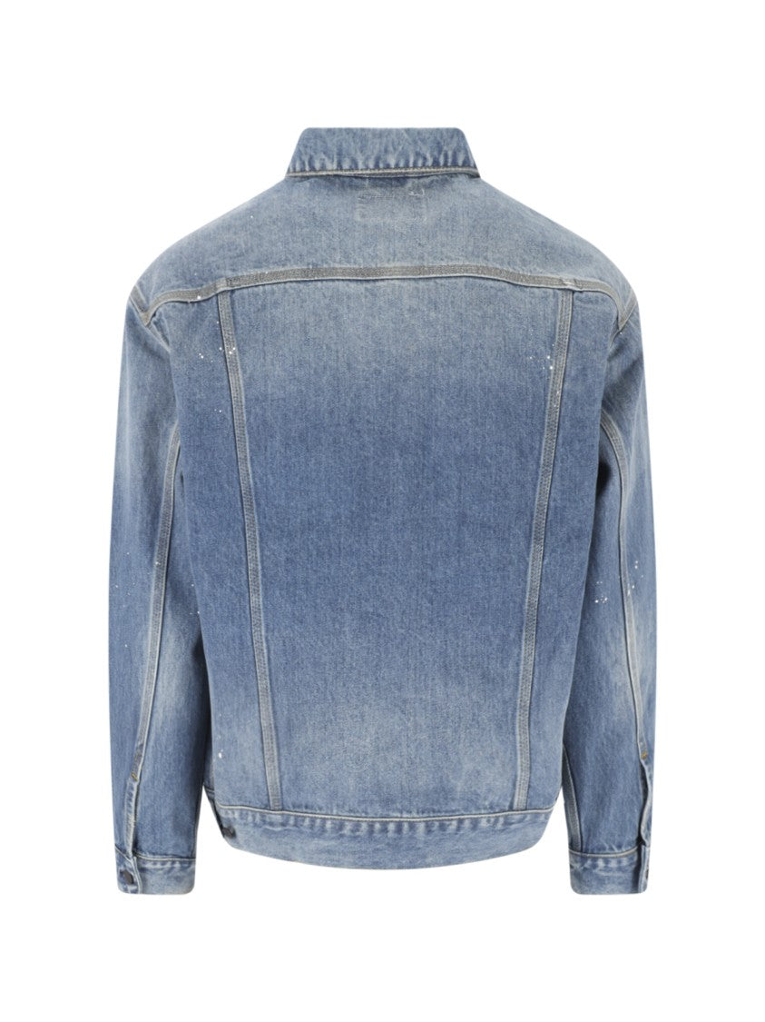Carhartt Wip Blue Halston Cotton Denim Jacket