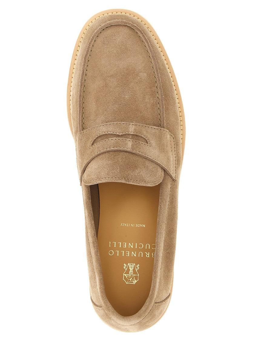Brunello Cucinelli Penny Loafer Light' Loafers