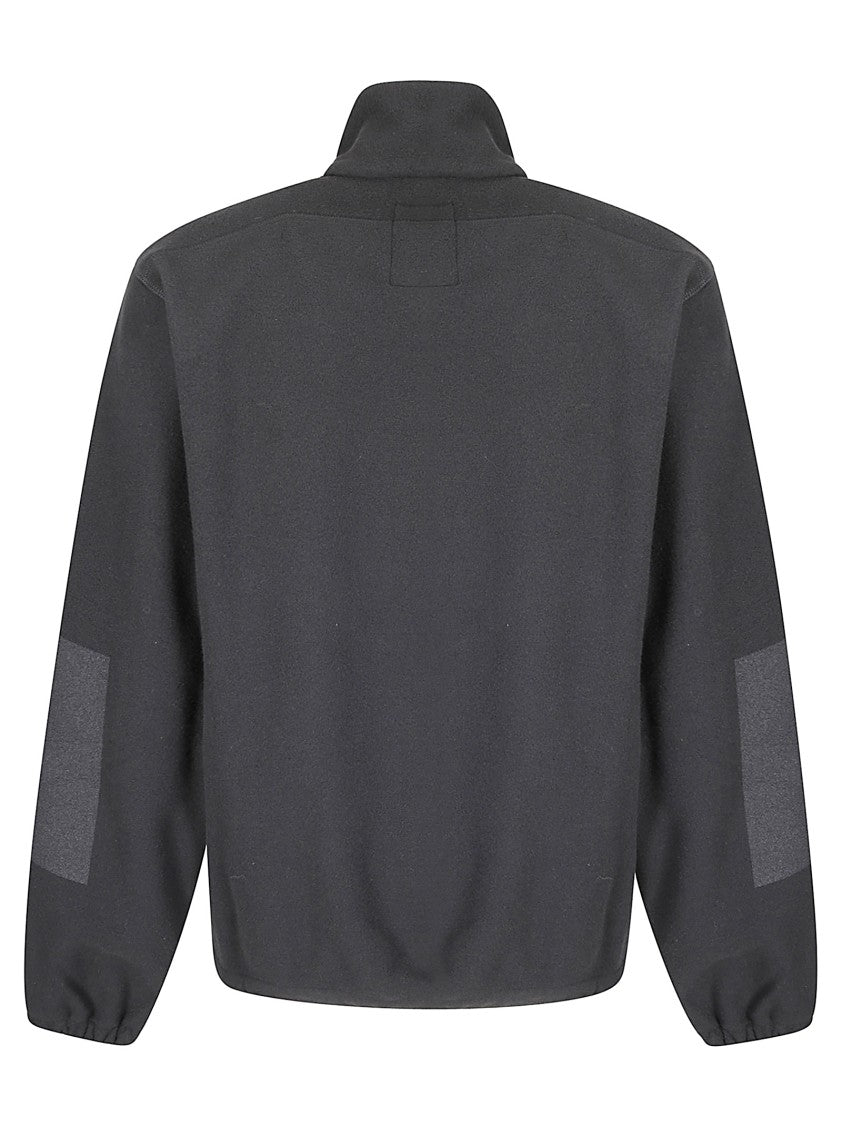 Gr10k High Collar Half-Zip Fleece Pullover With Zippered Pockets