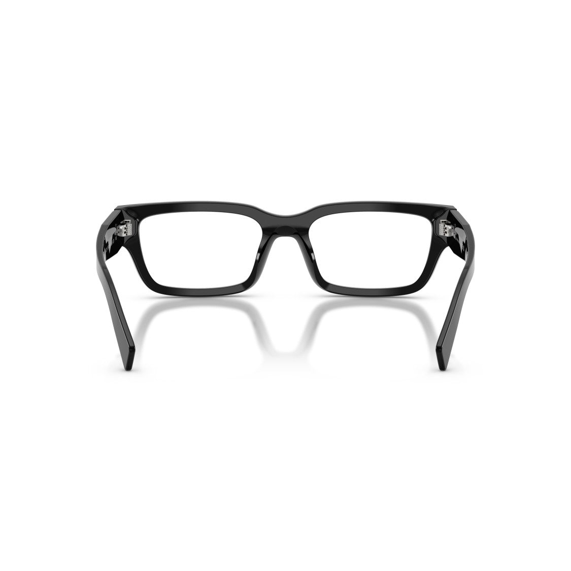 Prada 0Pr C02v Rectangular Black Acetate Sunglasses