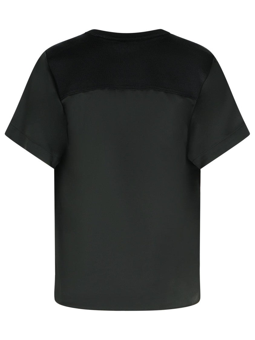 Simkhai 'Addy' Black Acetate Blend T-Shirt