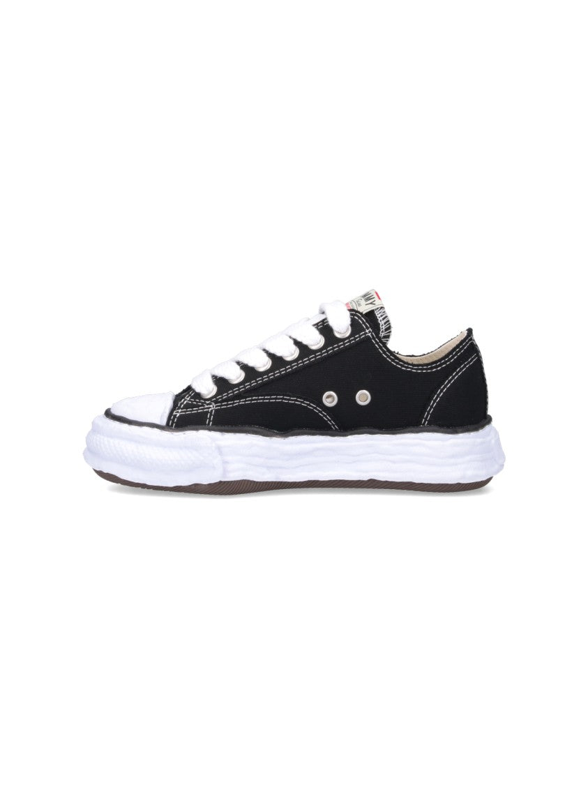 Maison Mihara Yasuhiro Black Peterson 23 Og Low-Top Cotton Sneakers