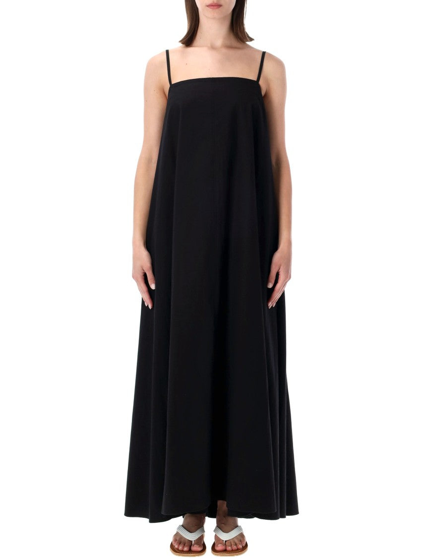 Studio Nicholson Gathered Maxi Dress With Spaghetti Straps And Open Back