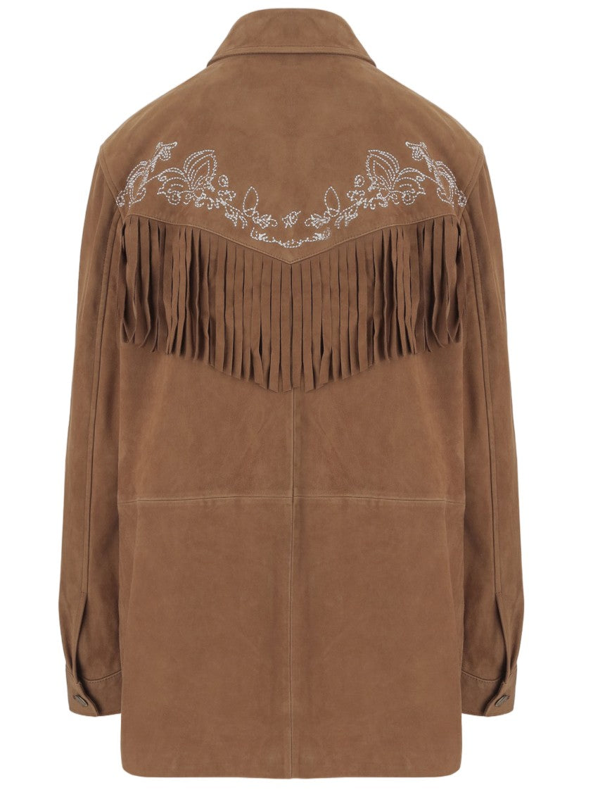 Uncommon Suede Fringed Jacket