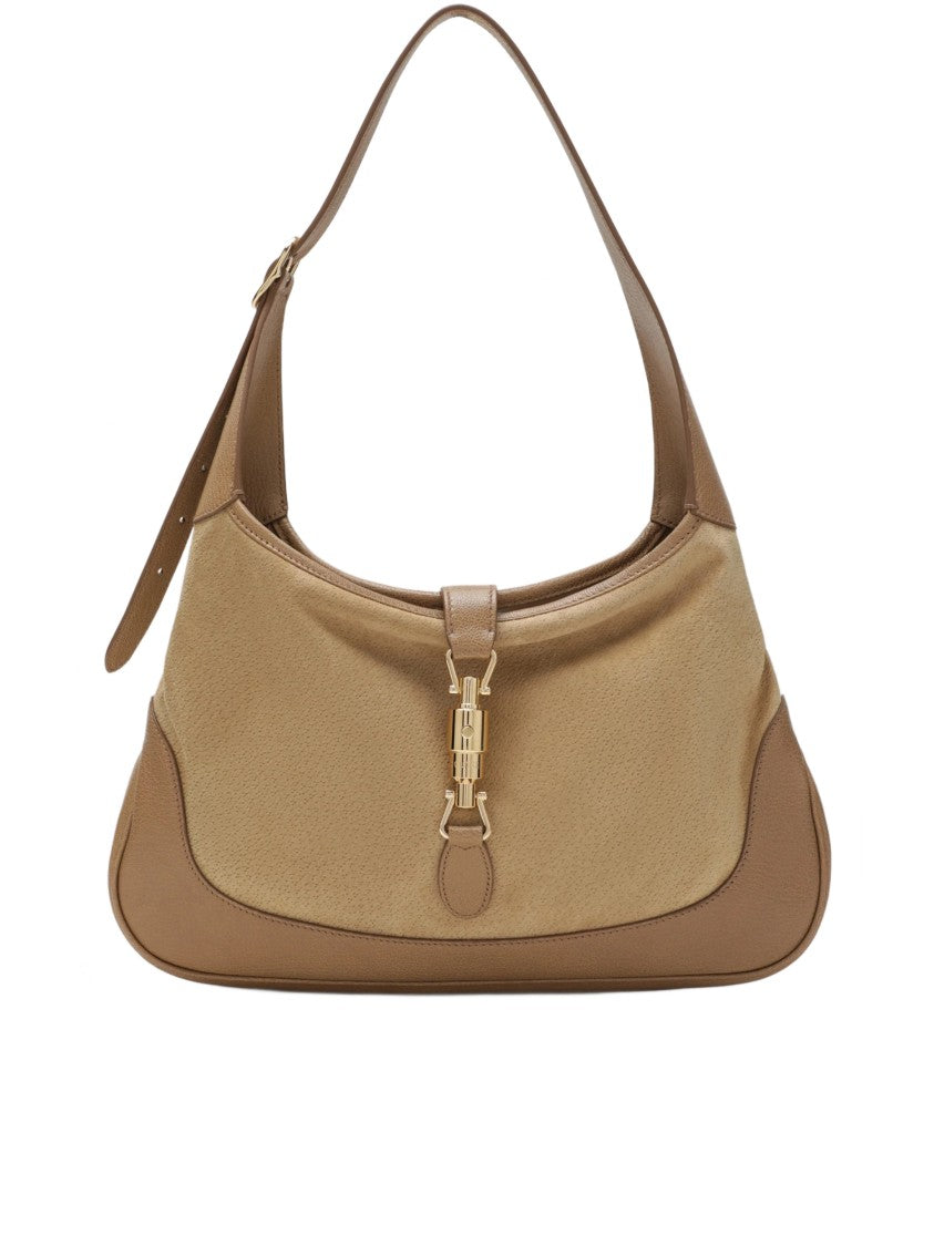 Gucci Rich Brown Jackie 1961 Leather Shoulder Bag