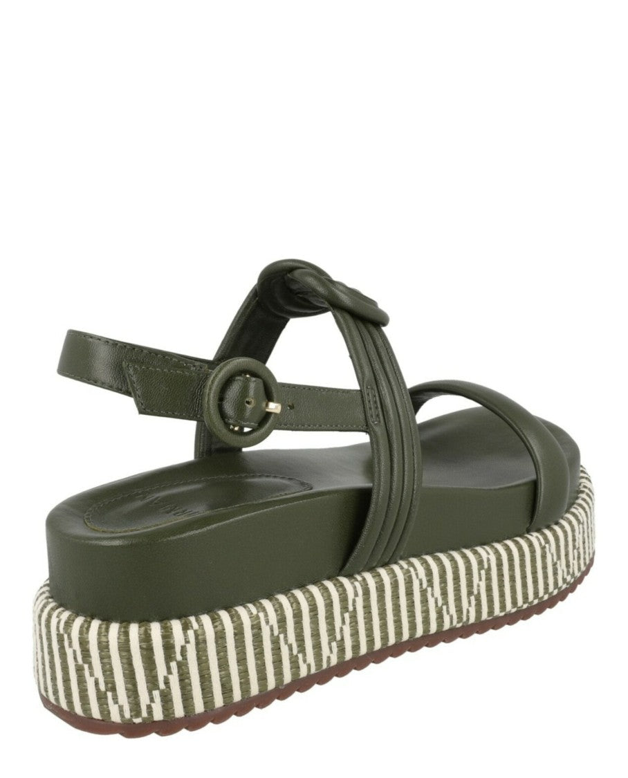 Alexandre Birman Vicky Bounce Raffia Platform Sandals