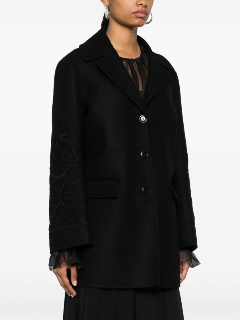 Ermanno Scervino Single-Breasted Wool Coat
