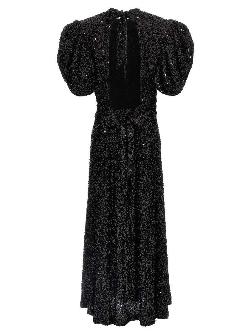 Rotate Birger Christensen Sequin Midi Dress