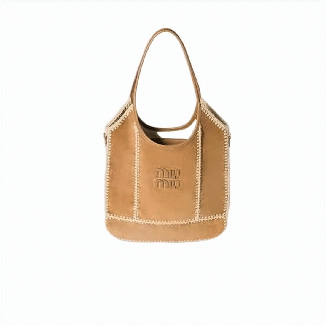 Miu Miu Rectangular Calf Leather Shoulder Bag