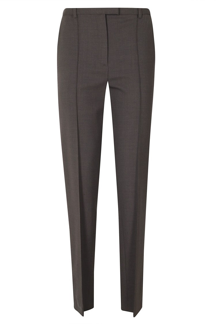 Loulou De Saison Virgin Wool Tapered Straight-Leg Pants