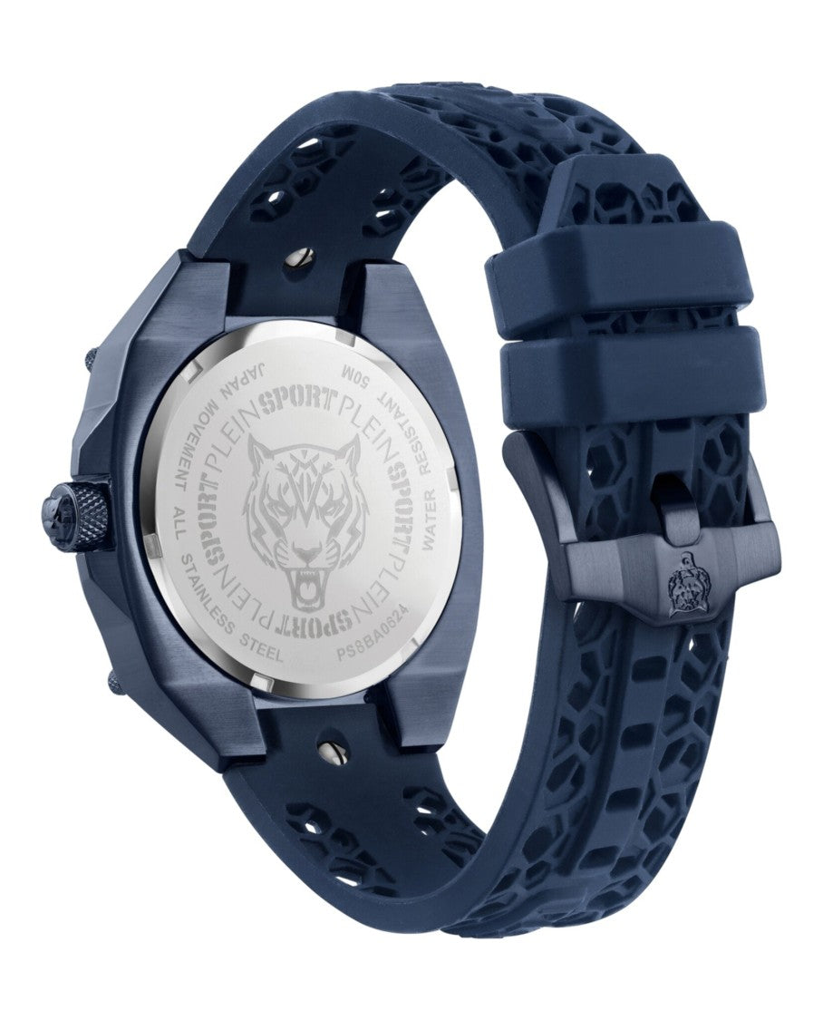 Plein Sport Thunder Force Silicone Watch With Bold 47Mm Case