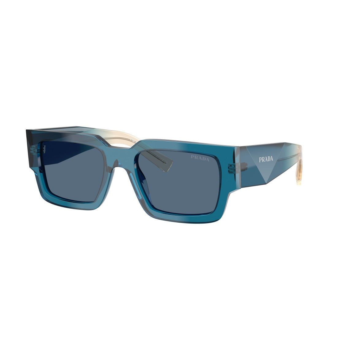 Prada 0Pr B17s Rectangular Gradient Acetate Sunglasses