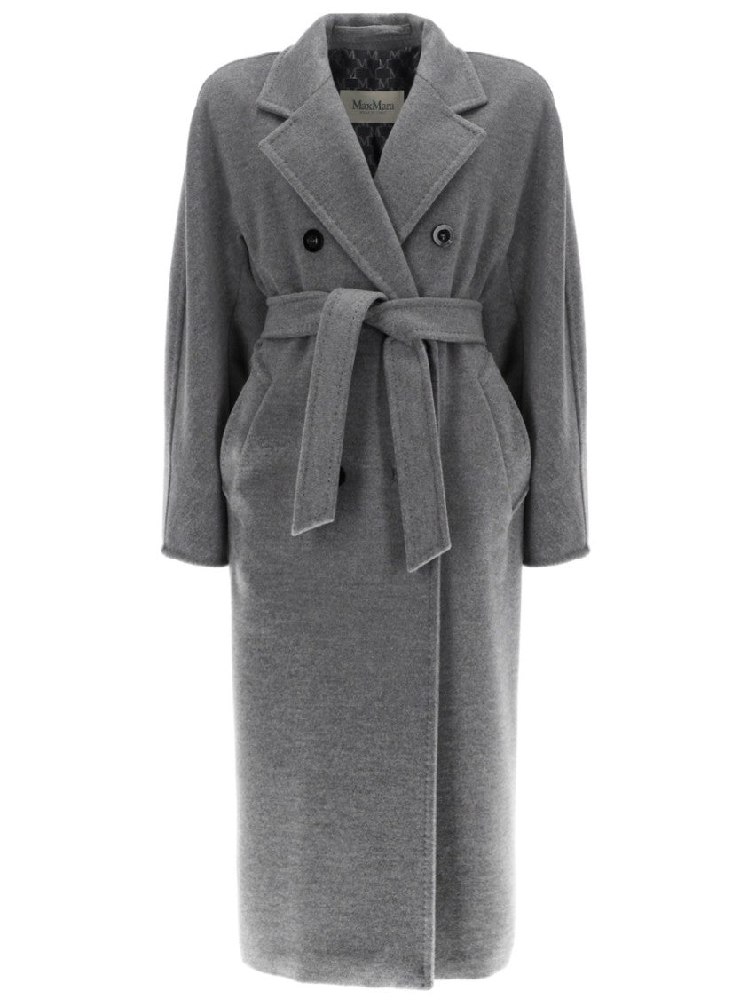 Max Mara Madame Double-Breasted Virgin Wool Coat