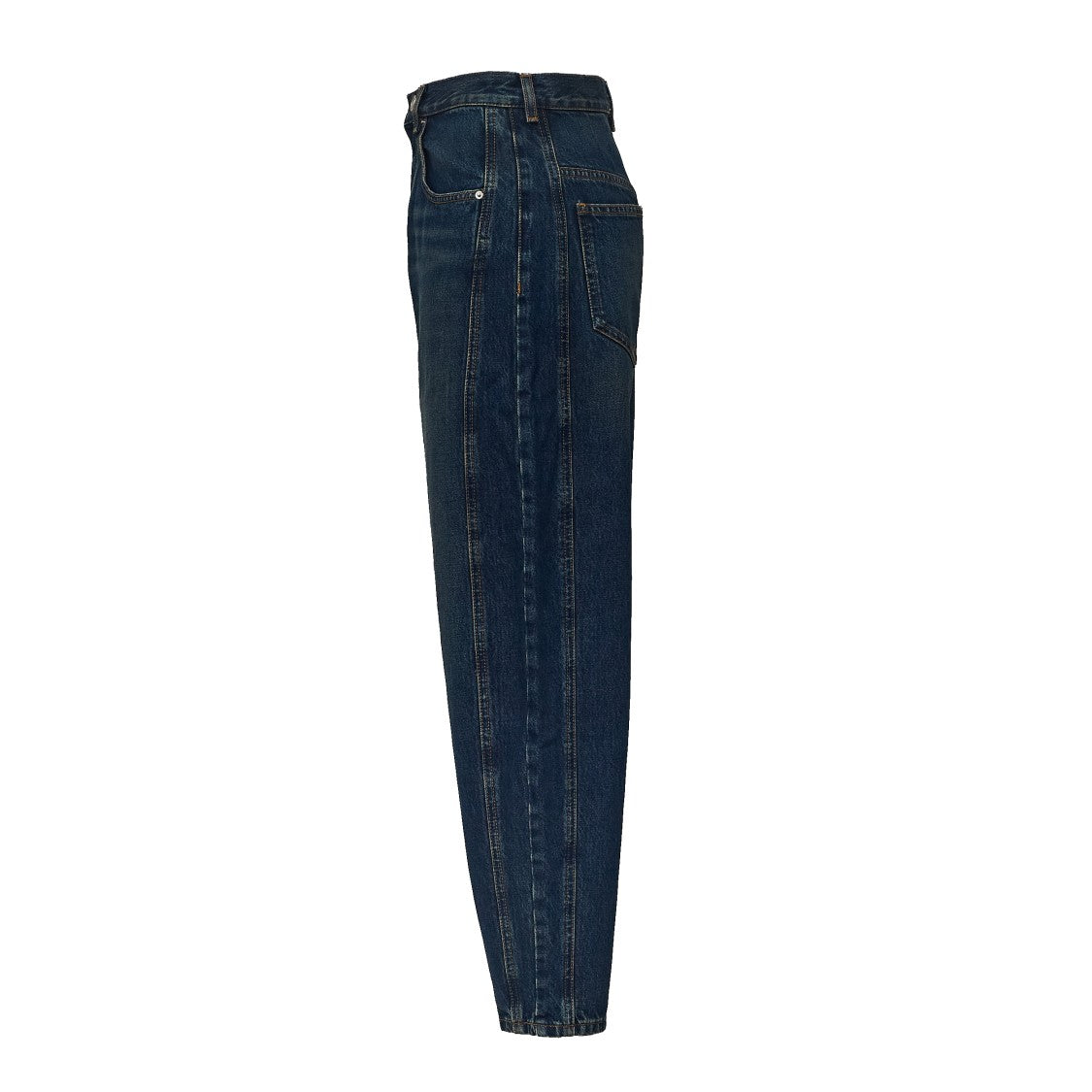 Isabel Marant Timeless Relaxed Barrel-Cut Denim Pants