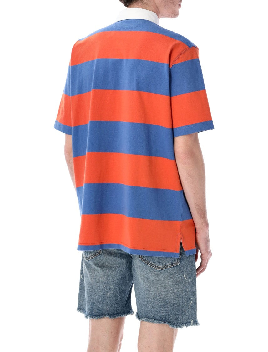 Polo Ralph Lauren Rugby Stripe Short Sleeve Cotton Polo