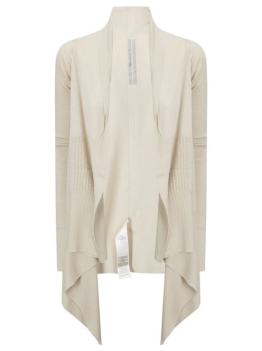 Rick Owens Slim Fit Soft Fabric Cardigan