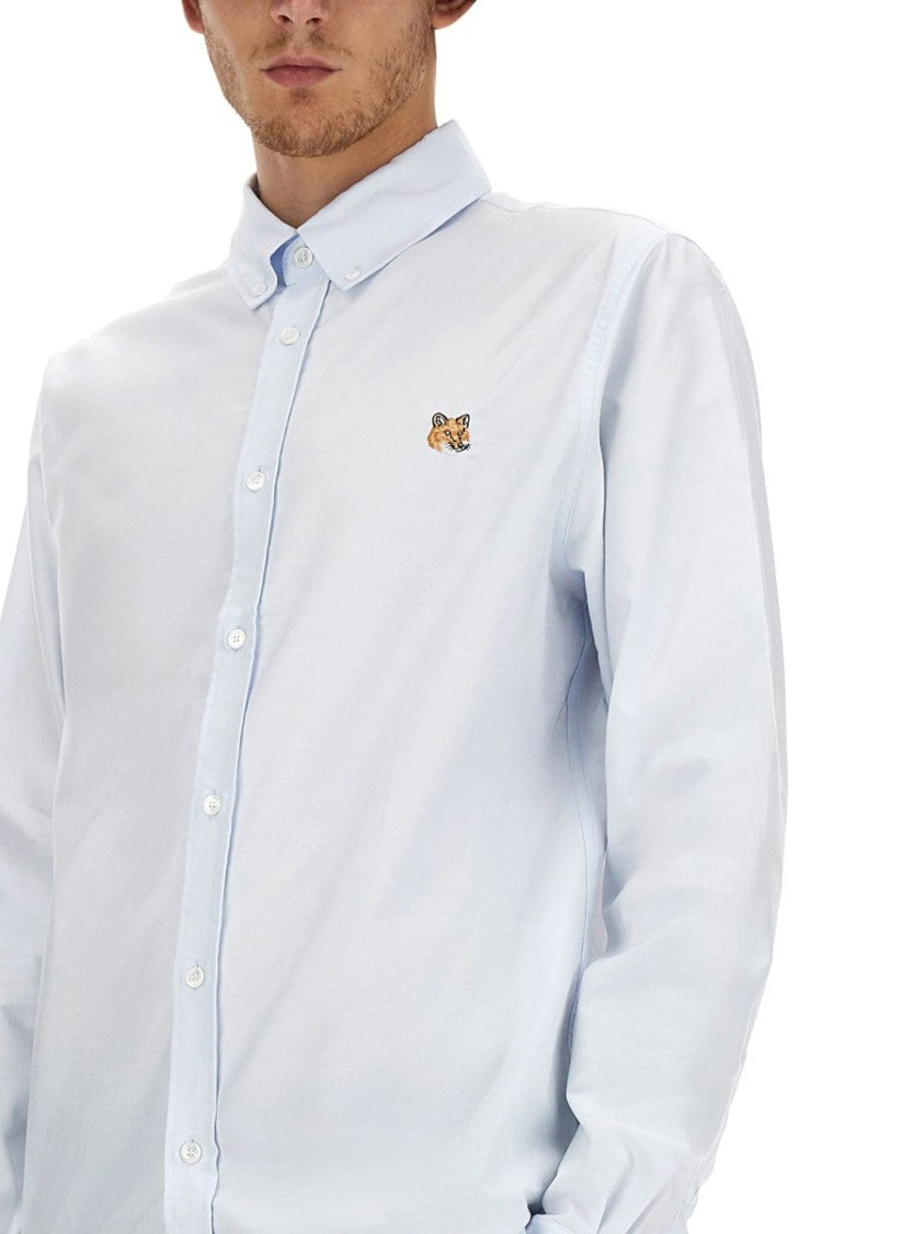 Maison Kitsuné Tailored Long-Sleeve Cotton Shirt