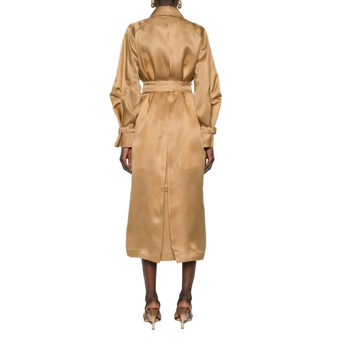 Max Mara Sacco' Silk Trench Coat