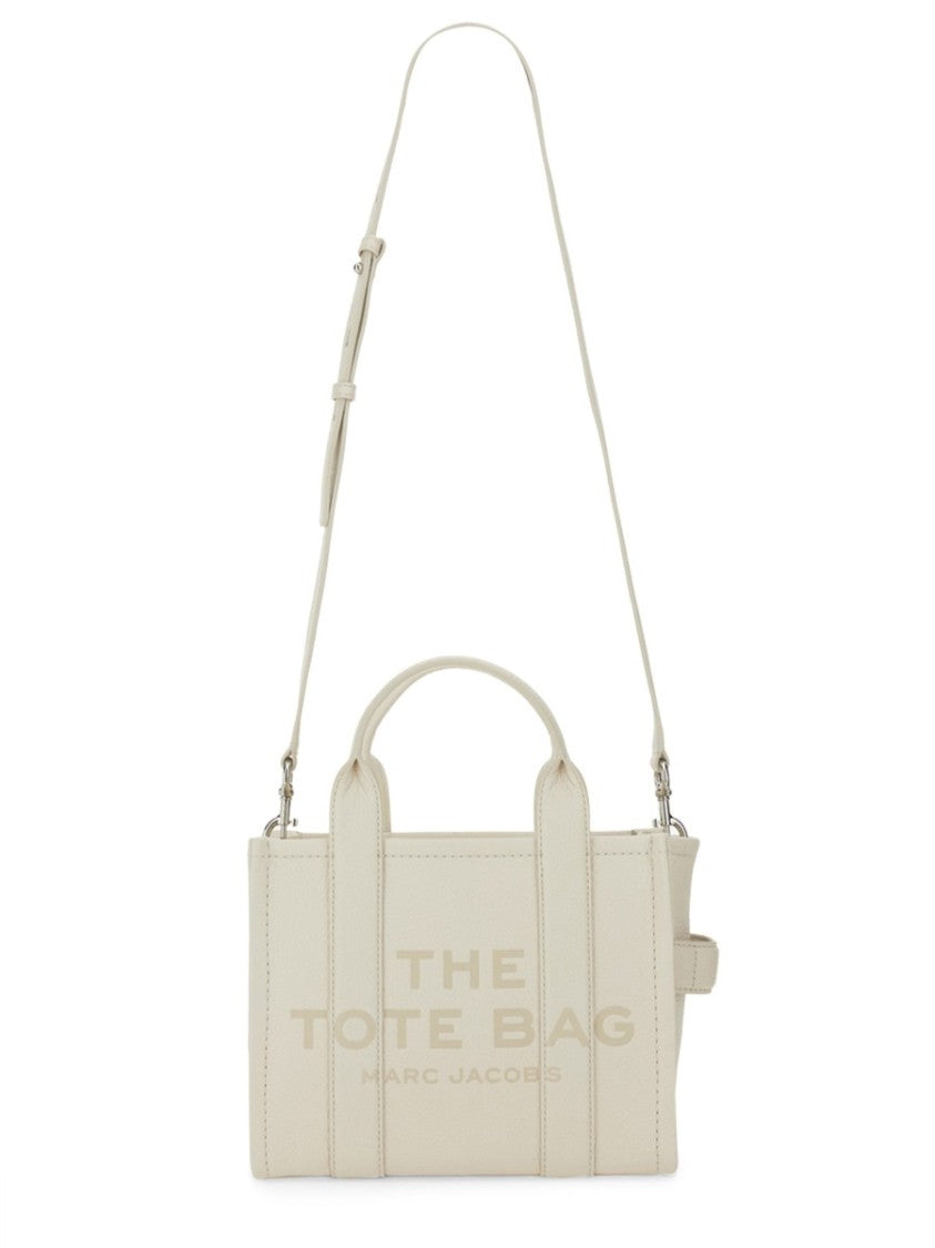 Marc Jacobs Black Smooth Leather Small Structured Tote