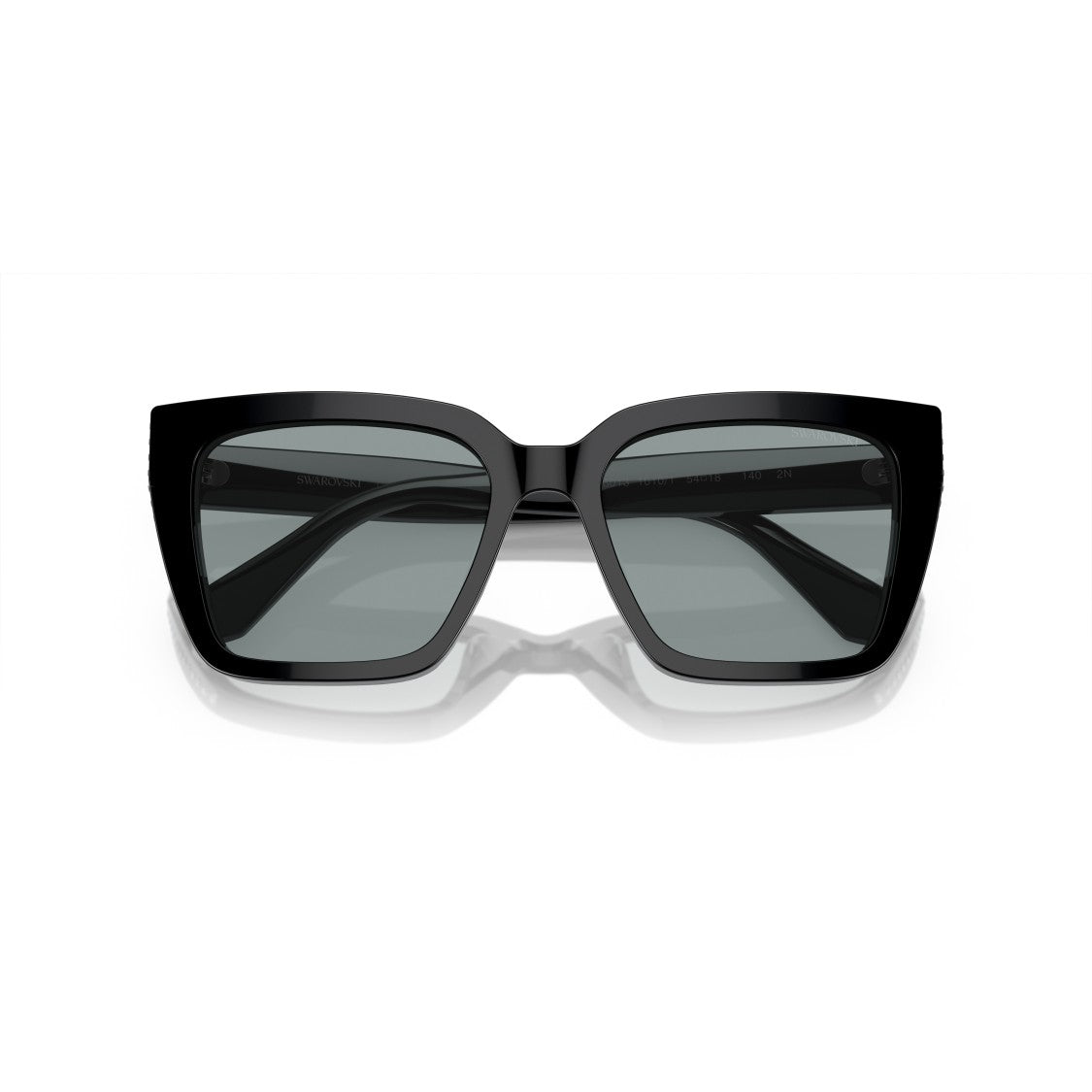 Swarovski 0Sk6013 Oversized Square Frame Sunglasses With Crystal Embellishments