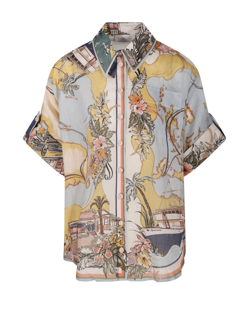 Zimmermann Tallow Relaxed Shirt