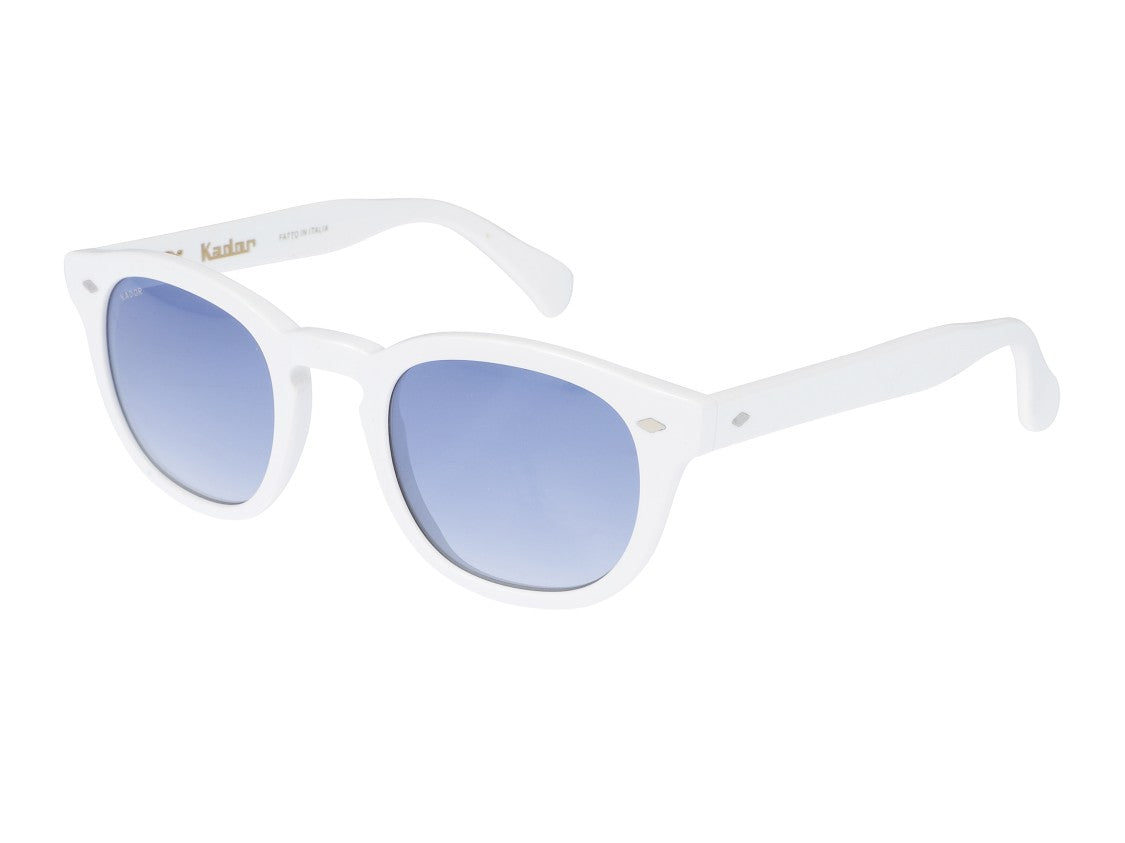 Kador White Jolly Cal 49 Gradient Sunglasses