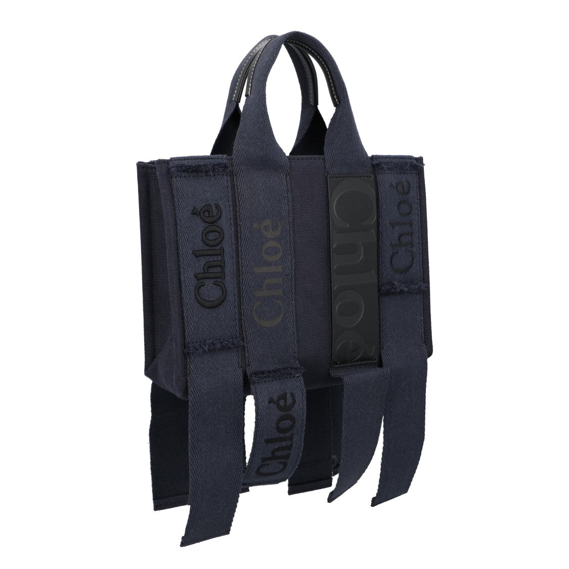 Chloé Small Woody Tote Bag Blue