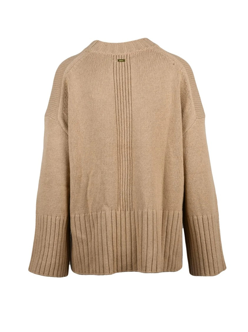 Barbour Sophia Sweater With Relaxed Fit And Ribbed Details