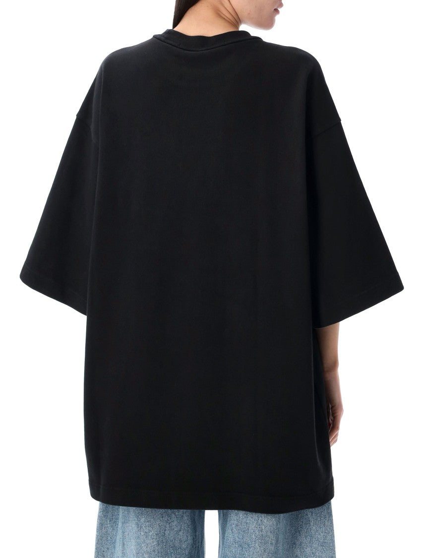Alexander Wang Relaxed-Fit T-Shirtsleeves And Round Neckline