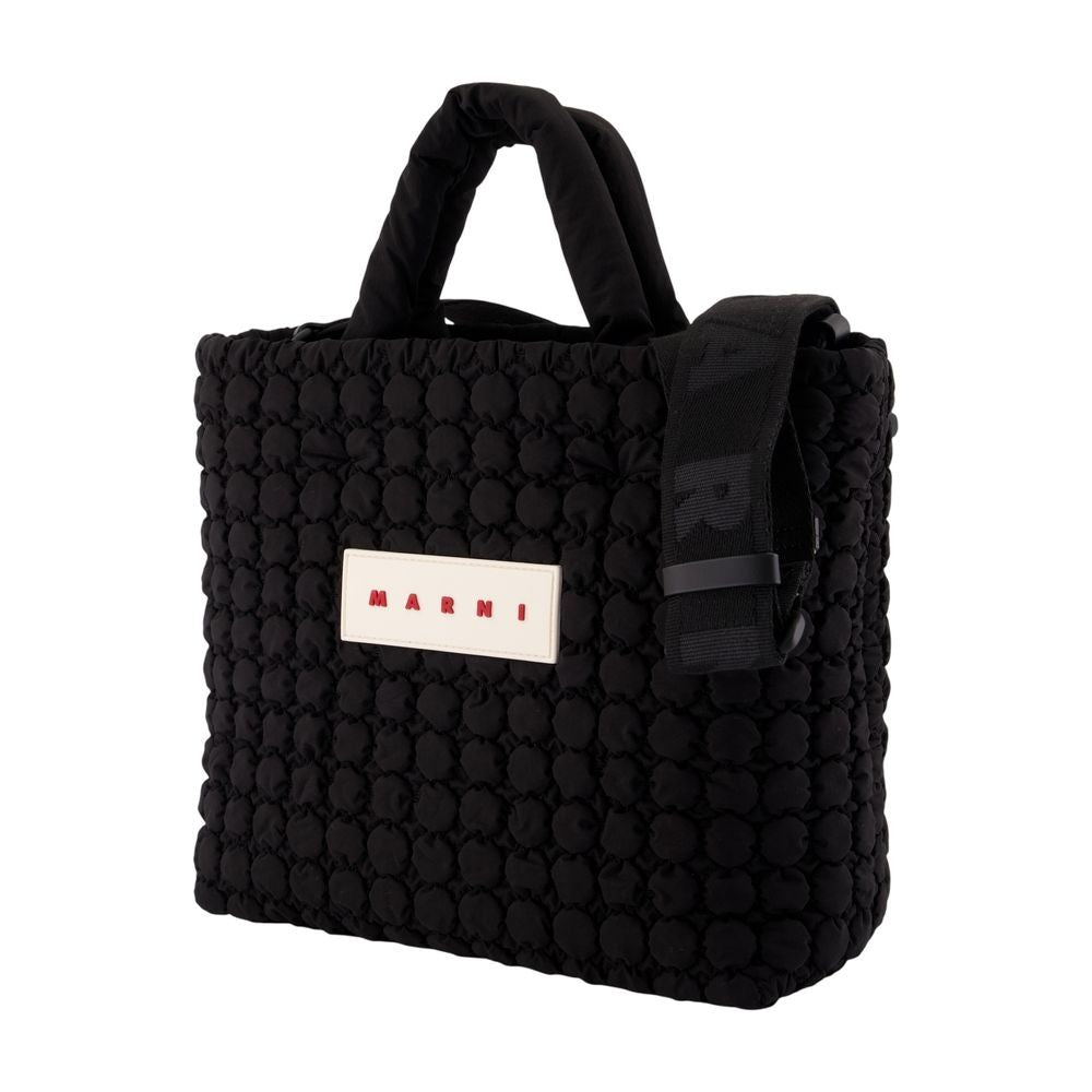 Marni Small Shopper Bag - Synthetic - Black