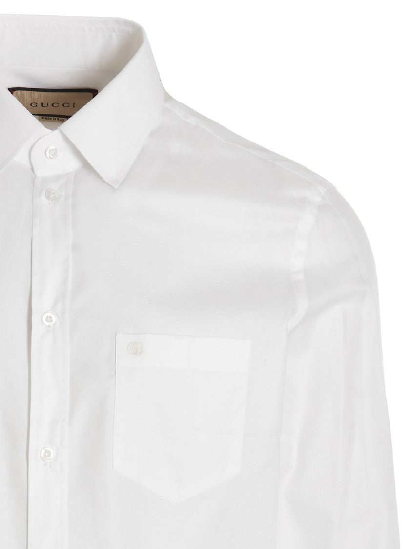 Gucci Embroidered Logo Shirt