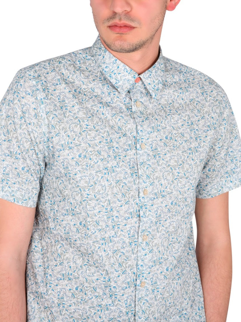 Ps Paul Smith Wave Print Shirt