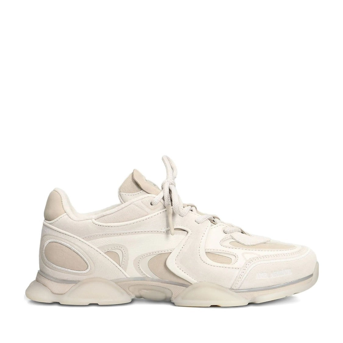 Axel Arigato White Eris Layered Textured Panels Chunky Sole Sneakers