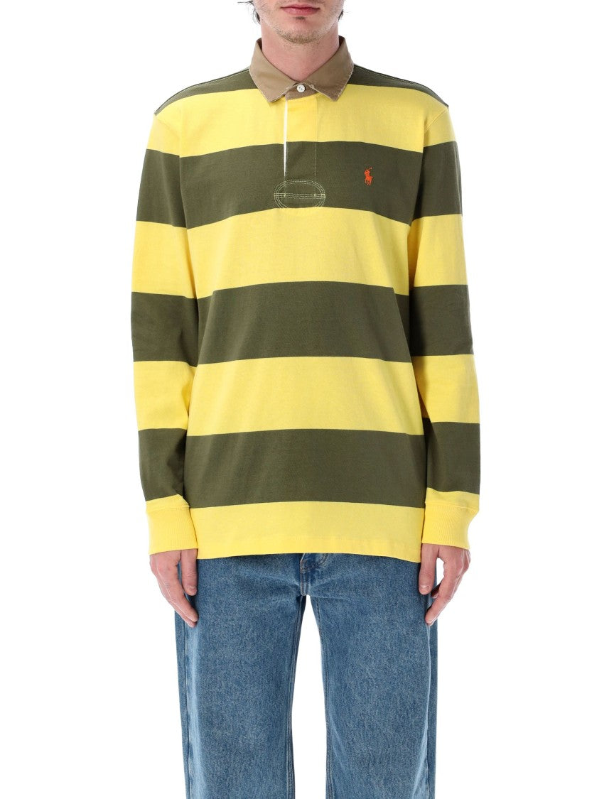 Polo Ralph Lauren Classic Fit Khaki-Collar Rugby Shirt
