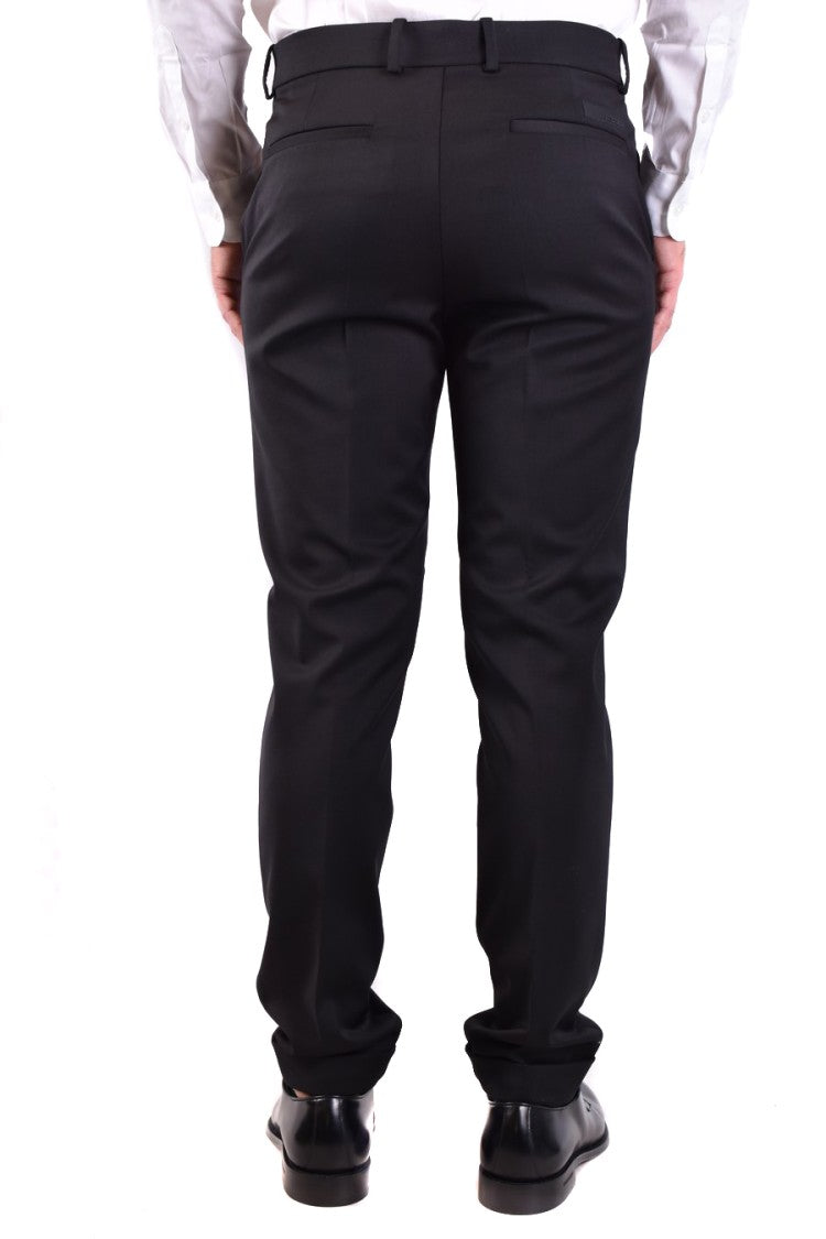 Rrd Black Wool Blend Trousers