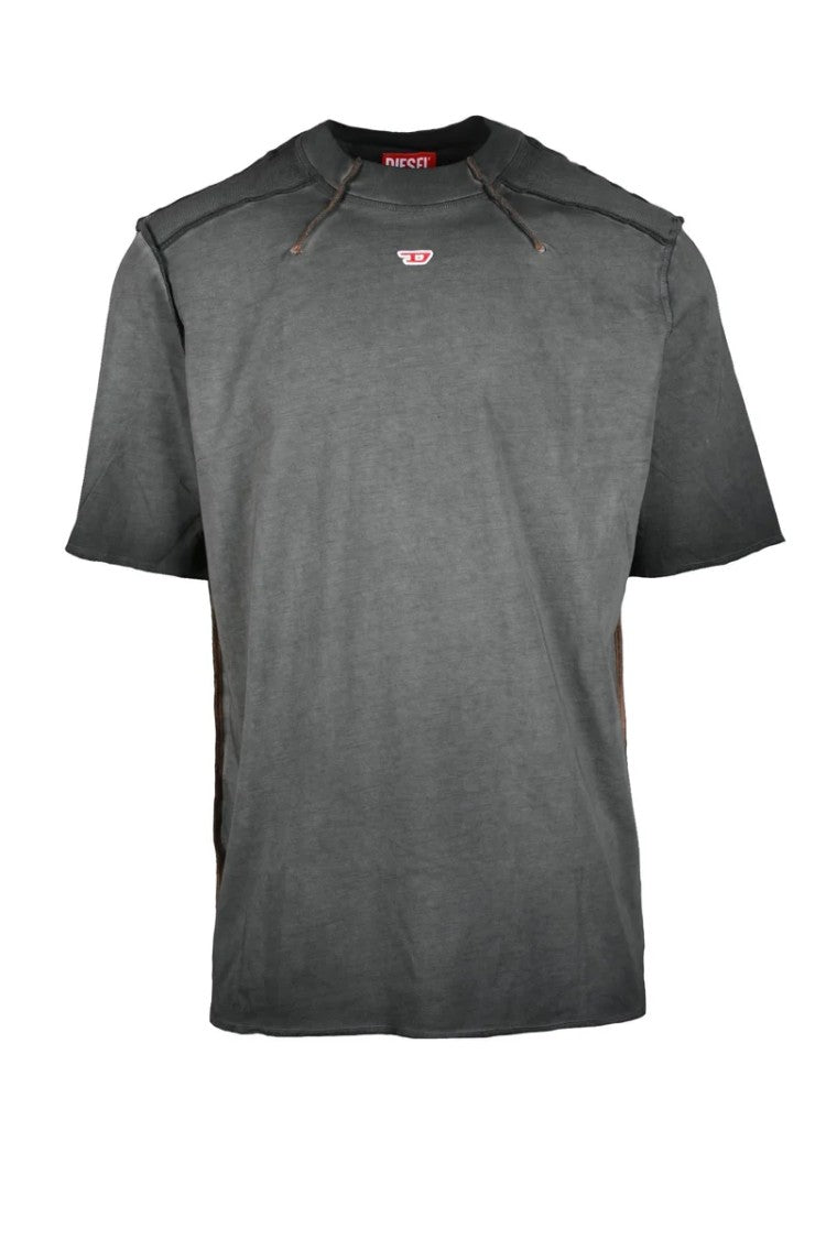 Diesel Grey Relaxed Crewneck T-Shirt