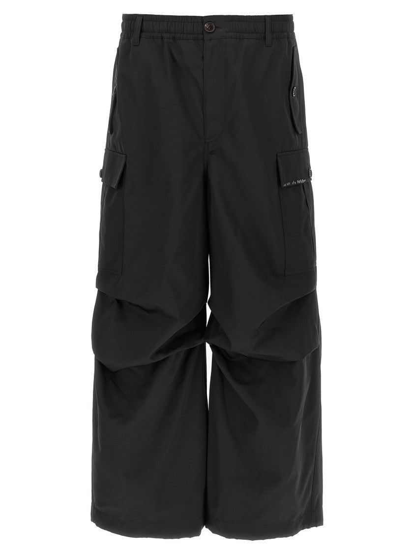 Marni High-Waisted Black Cargo Pants