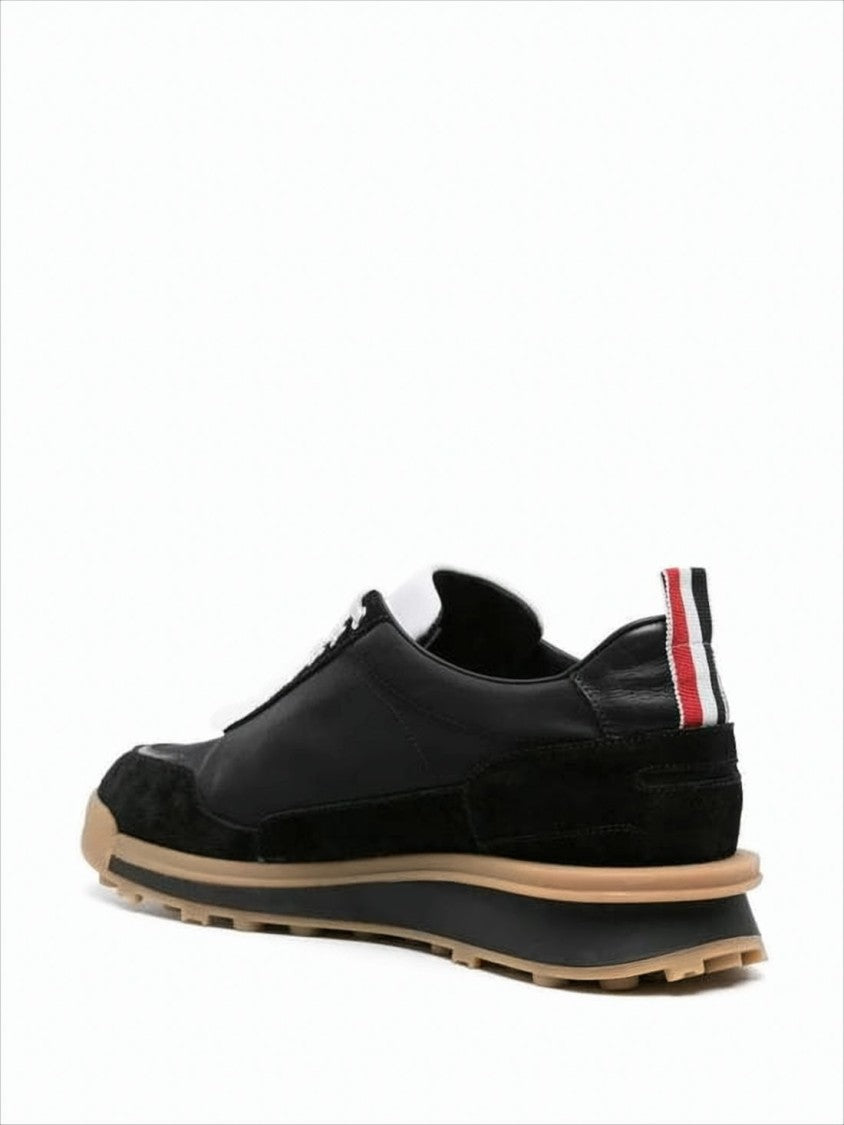 Thom Browne Black Sneakers With Calf Leather