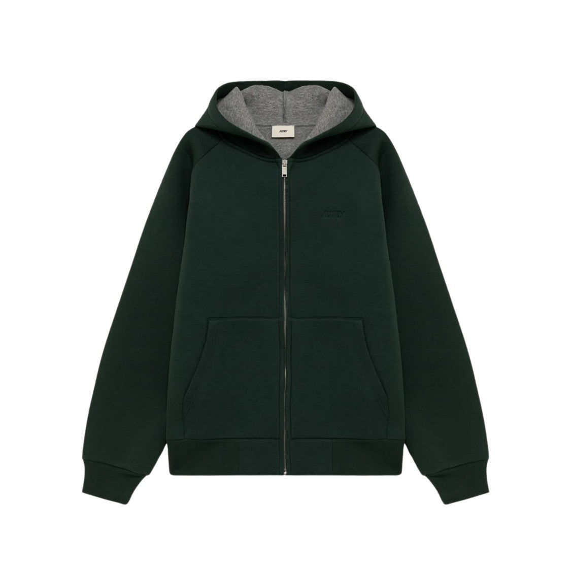 Autry Unisex Neoprene Hooded Embossed Logo Jacket