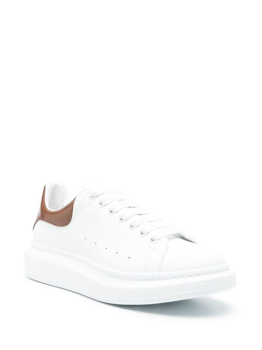 Alexander Mcqueen Oversized White Calf Leather Sneakers