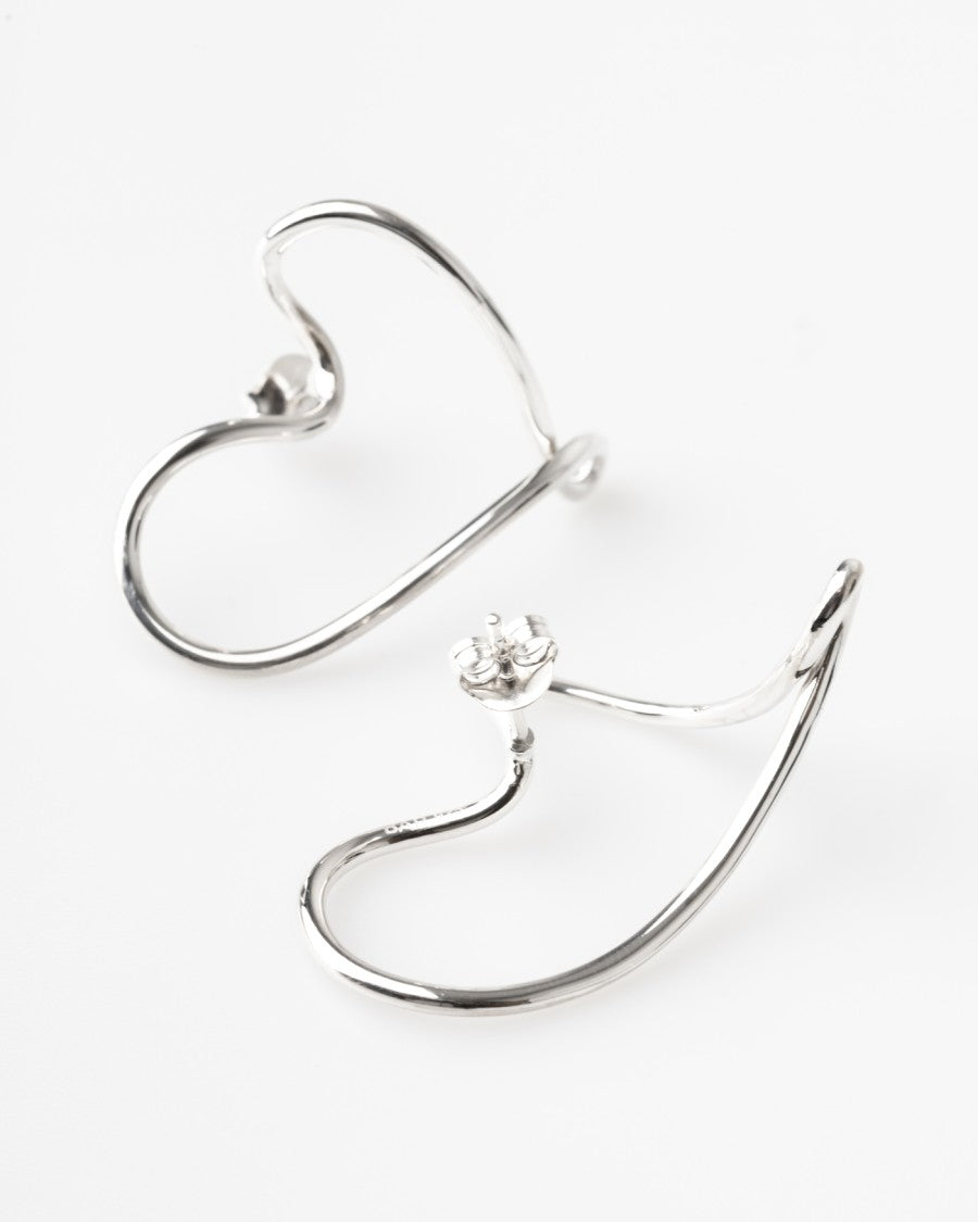 Bar Jewellery Dancing Hearts Earrings – Sterling Silver