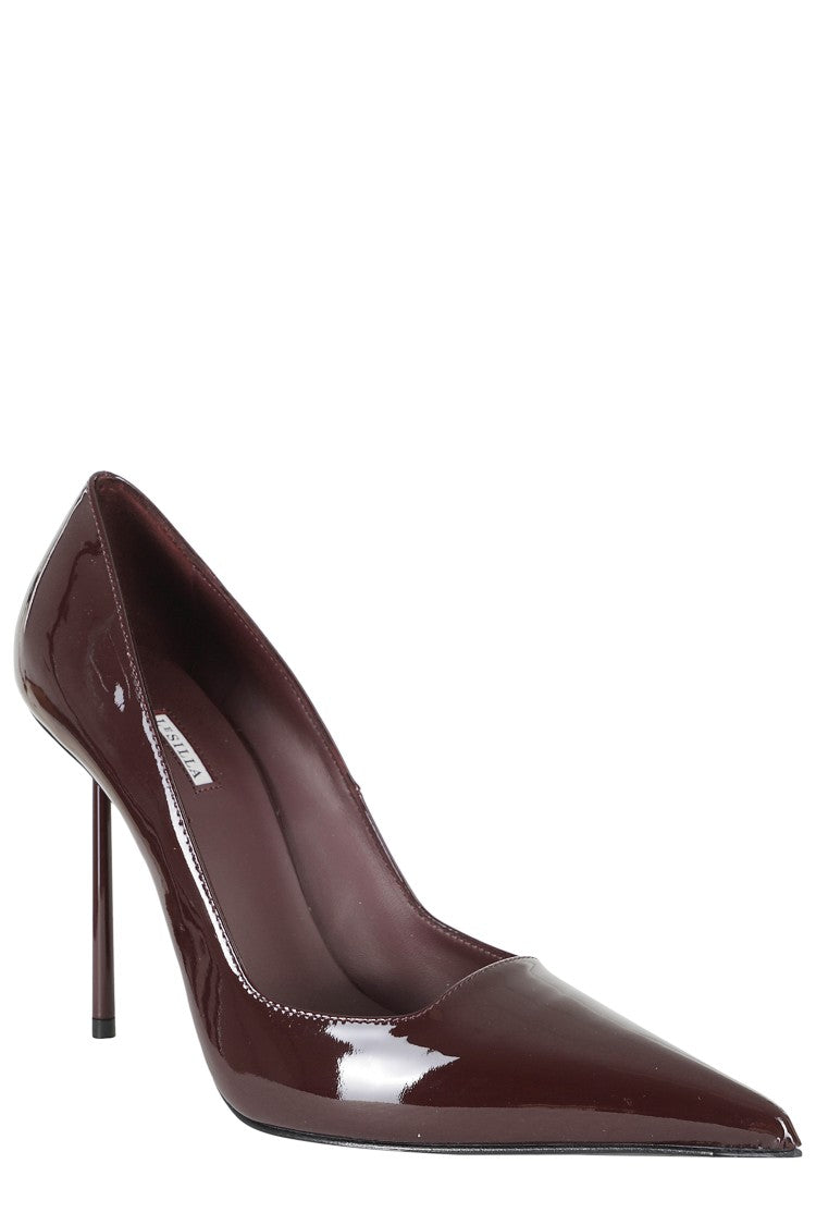 Le Silla Deco Amelia Cherry Glossy Leather Stiletto Pumps