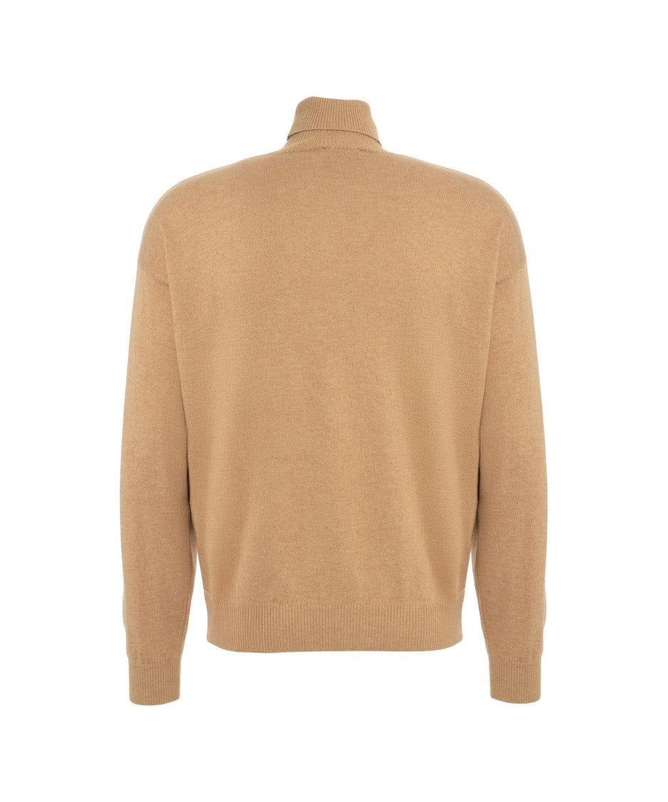 Kangra Relaxed Fit Turtleneck Sweater In Fine Knit